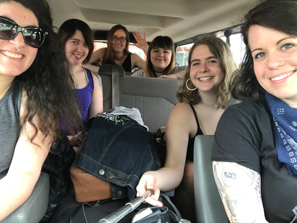 bitch_thunder's tweet photo. The Bs getting ready for the final trek to Austin! #bitchthunder #bitchesinTX https://t.co/iZ2vgwy8HN