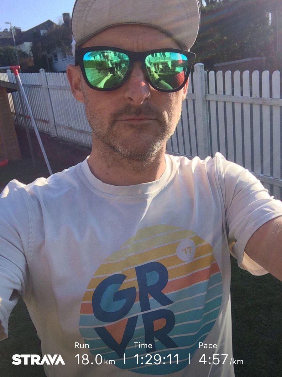 dbethel33's tweet photo. @TheGingerRunner @milelong_legs Taking the GRVR shirt on a tour of Europe. I won’t clarify how often it is or is not getting washed. 😬 https://t.co/oAmcDraZXk