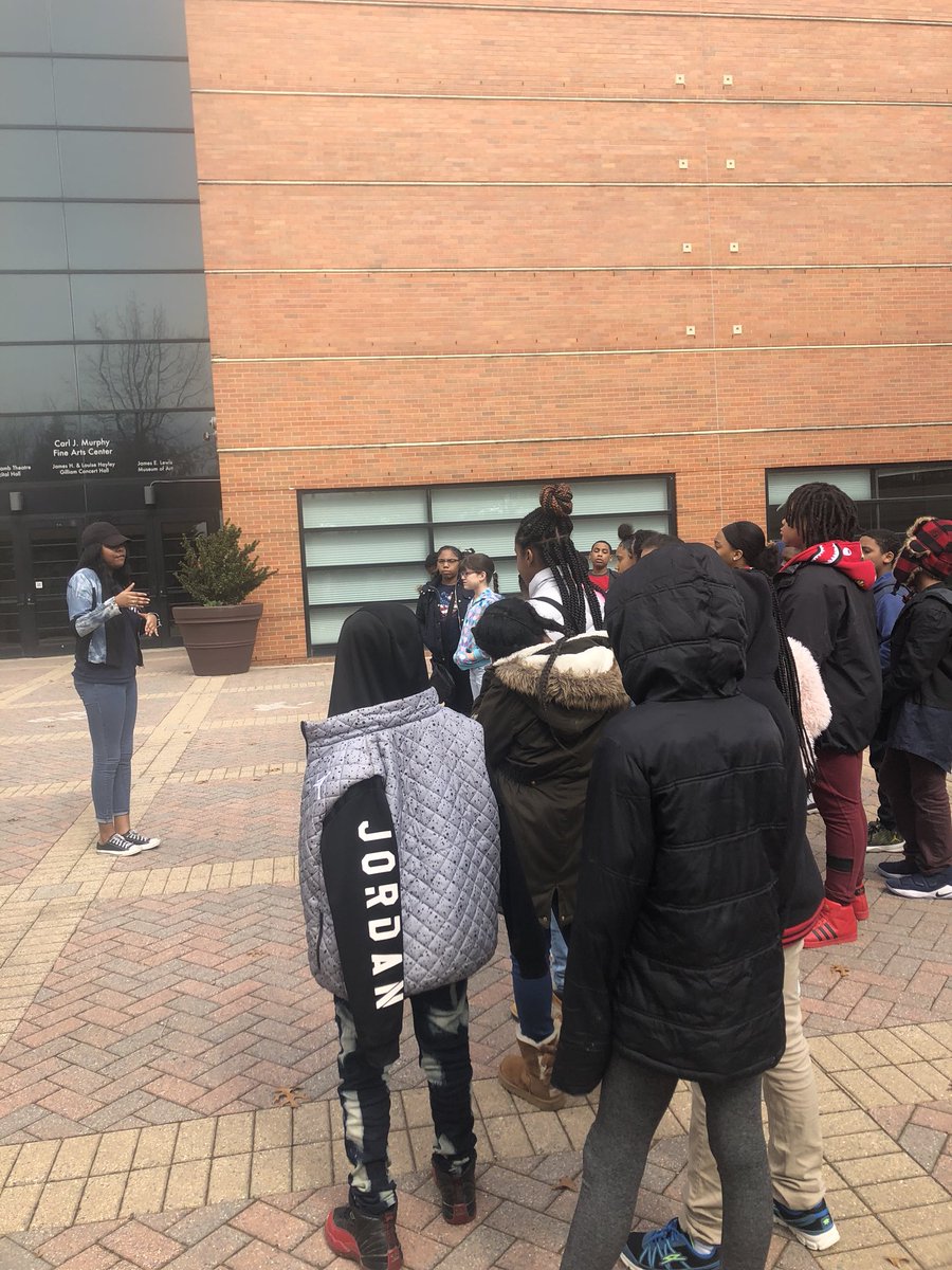 Enjoying the college tutor with my fifth graders at Morgan State University.  Plant the seed early for lifelong learning.  <a href="/MrsSheilaThomas/">Sheila Thomas</a> <a href="/HopeLMcGuire/">n</a> <a href="/flesbcps/">Featherbed Lane Elem</a>