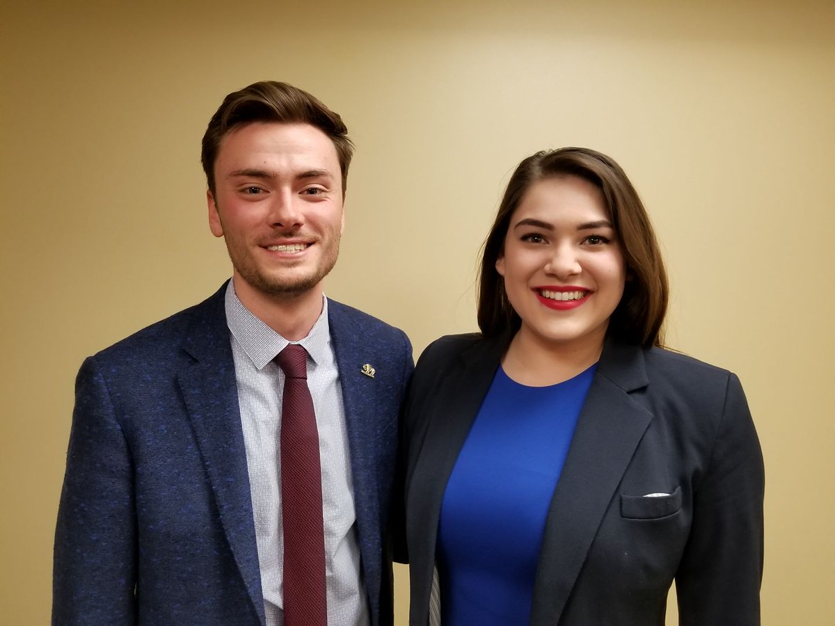 ndsudelts's tweet photo. We want to personally congratulate our new student body President and VP @ChaseGrindberg and Marisa Pacella. They had out full support the whole way and we wish them a great term. Congratulations! https://t.co/gPzRJgrm5X