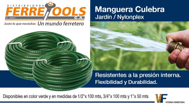 Vitrina_Ferre's tweet image. La #Manguera culebra de @dferretools ideal para los trabajos de jardinería y tareas domésticas goo.gl/xHGzeQ