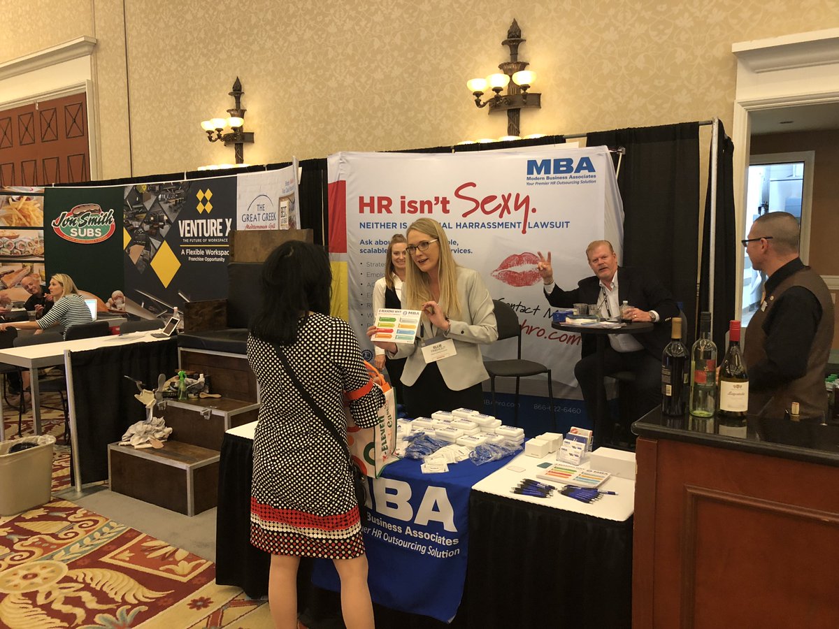 MBAHRO's tweet image. We're having a great time here in #LasVegas at the #MultiUnitFranchisingConference! Today's the last day — let's make it count!

#MUFC2018 #HRoutsourcing