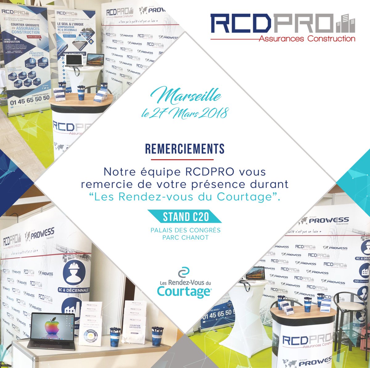 rcdpro's tweet photo. #REMERCIEMENTS !
Toute l'équipe #RCDPRO vous remercie de votre présence durant "Les Rendez-vous du Courtage" @InfoproDigital @RDV_courtage ! Retrouvez tous nos produits sur notre extranet https://t.co/OZPk58Gkr3 https://t.co/4tFbDBBhQS