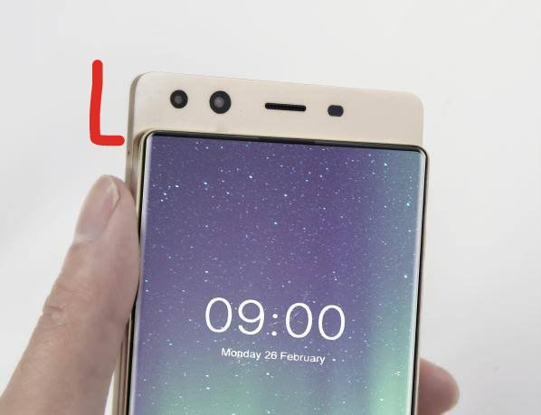 snapsbyankit's tweet image. When you slide down the front panel to get earpiece,camera etc so the #Lshape gap i.e when you see d phone from left or right, thickness of screen to earpiece is not parallel to each other, it will become hard to hear when you r on call or you have to hold in different angle 🤔🤔