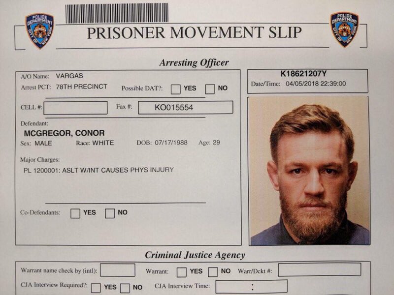 OneBrutalNinja's tweet photo. How to start flushing your career down the toilet at its peak. #ConorMcGregor #HowNotToAct #UFC #NYPD #MMA #Boxing #Reverse #JerryMaguire #ShowThemTheMoney https://t.co/BszfFwKttW