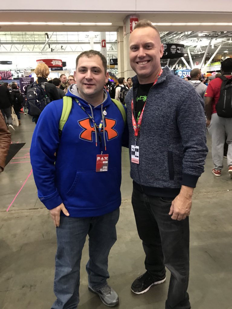 datshockdoh1's tweet photo. Got to meet Swifty!! One of my favorite WoW streamers! #paxeast #Warcraft @SwiftyiRL https://t.co/isazupz7yB