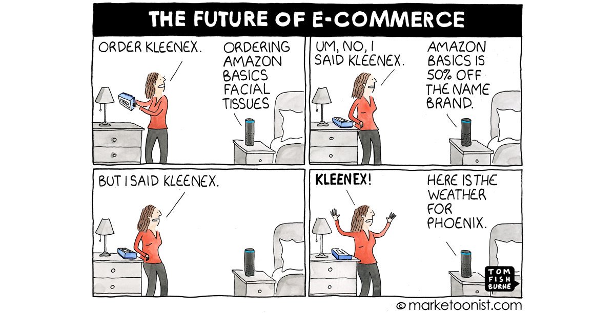 Applexus's tweet image. #Techumor #Fridayfunnies via @tomfishburne 
#AI #ecommerce #amazon #alexa #brands