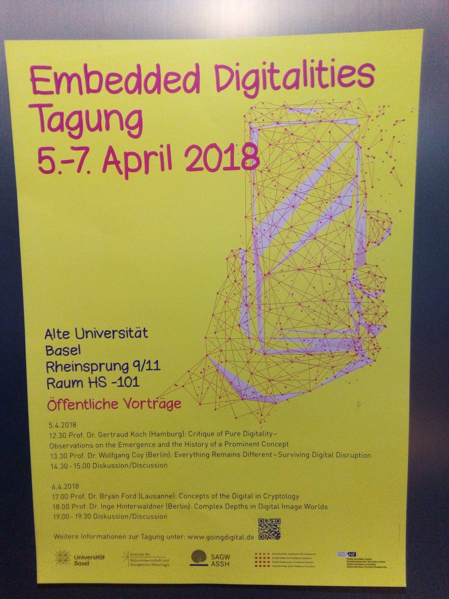 vecirex's tweet photo. Today at the very end of #EmbeddedDigitalites @UniBasel there'll be a #CryptoParty -- I will be helping getting along with @Tails_live.
#StopBÜPF #NDGnein #LSCPT #LAIn #GSGnein #Torrirism #Torririst
/@torproject https://t.co/IxDlL3yXS8