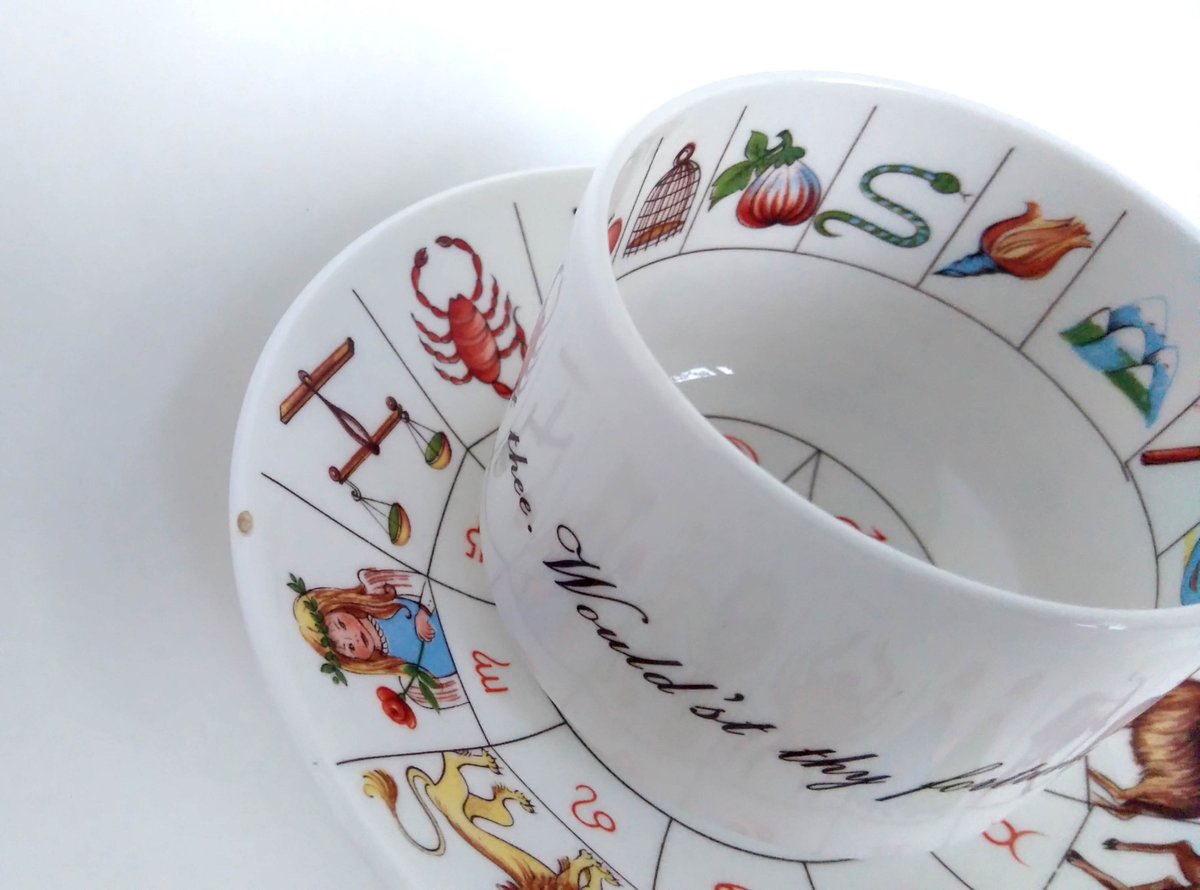CafeBohemiaUK's tweet photo. Fortune tellers cup and saucer by Royal Kendal 1985 #QQF! https://t.co/pImCpbilns https://t.co/4vC0zPNbL1