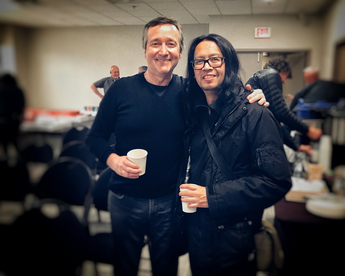 Legend! #freddiefuckinspencer #championracer #livinglegend #atruegentleman #firstcanadianvisit #webroughtthesnowforhim #mediameetsndgreet #eatsleepride #torontointernationalmotorcycleshow #springshow #lifeon2