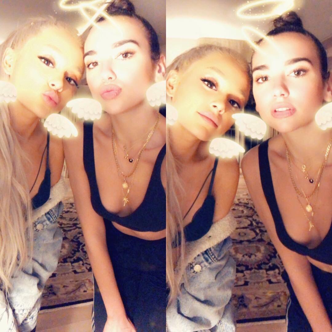 ArianaToday's tweet photo. Ariana and @DUALIPA officially have collaborated on a brand new song for Dua's upcoming album. The title is yet to be confirmed but stay tuned! https://t.co/sMvt3CRNPJ