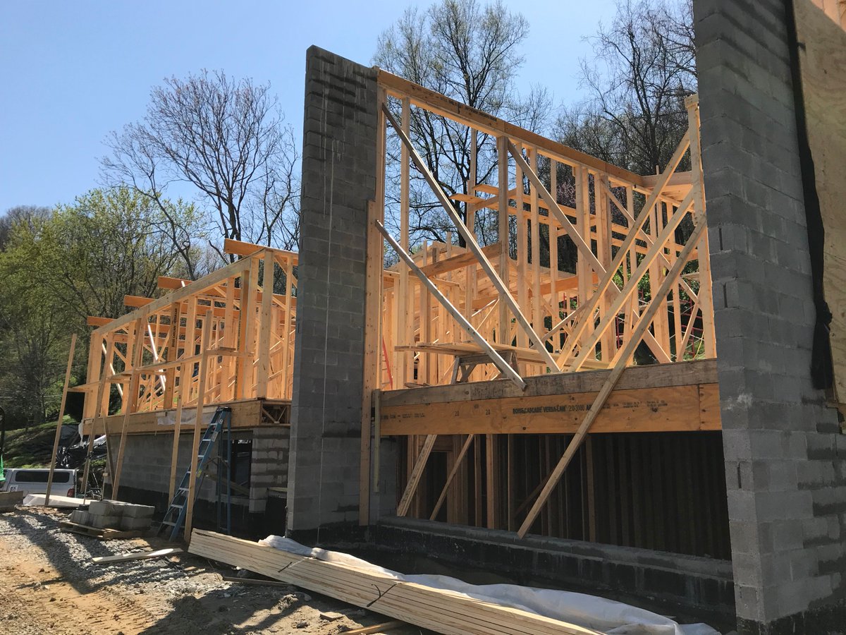 gilmcarchitects's tweet photo. We all have to start somewhere! We can't wait to see this bare bones structure become a stunning Mid-Century Modern home. Project: Forest Hills Residence #architecture #design #gilmc #midcenturymodern https://t.co/FEY6fdpcMQ