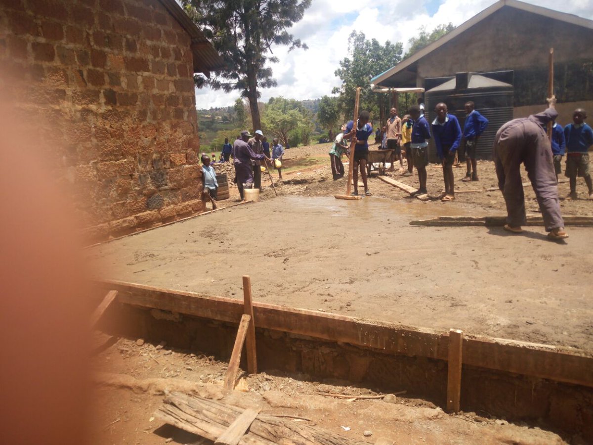 FF_Kenya's tweet photo. #Preparation for meeting #Influentials2018 and Mukinyai community during next 2 weeks Their hard work has formed a solid platform for rain #harvesting #water tanks and dig trench for mains #water  #donation via https://t.co/2bdB4EBp0j Thank you https://t.co/i2A2NeePmm
