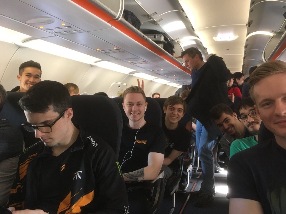 FNATIC's tweet photo. 🛫🇩🇰 #EULCS https://t.co/5SEsOLz3Up