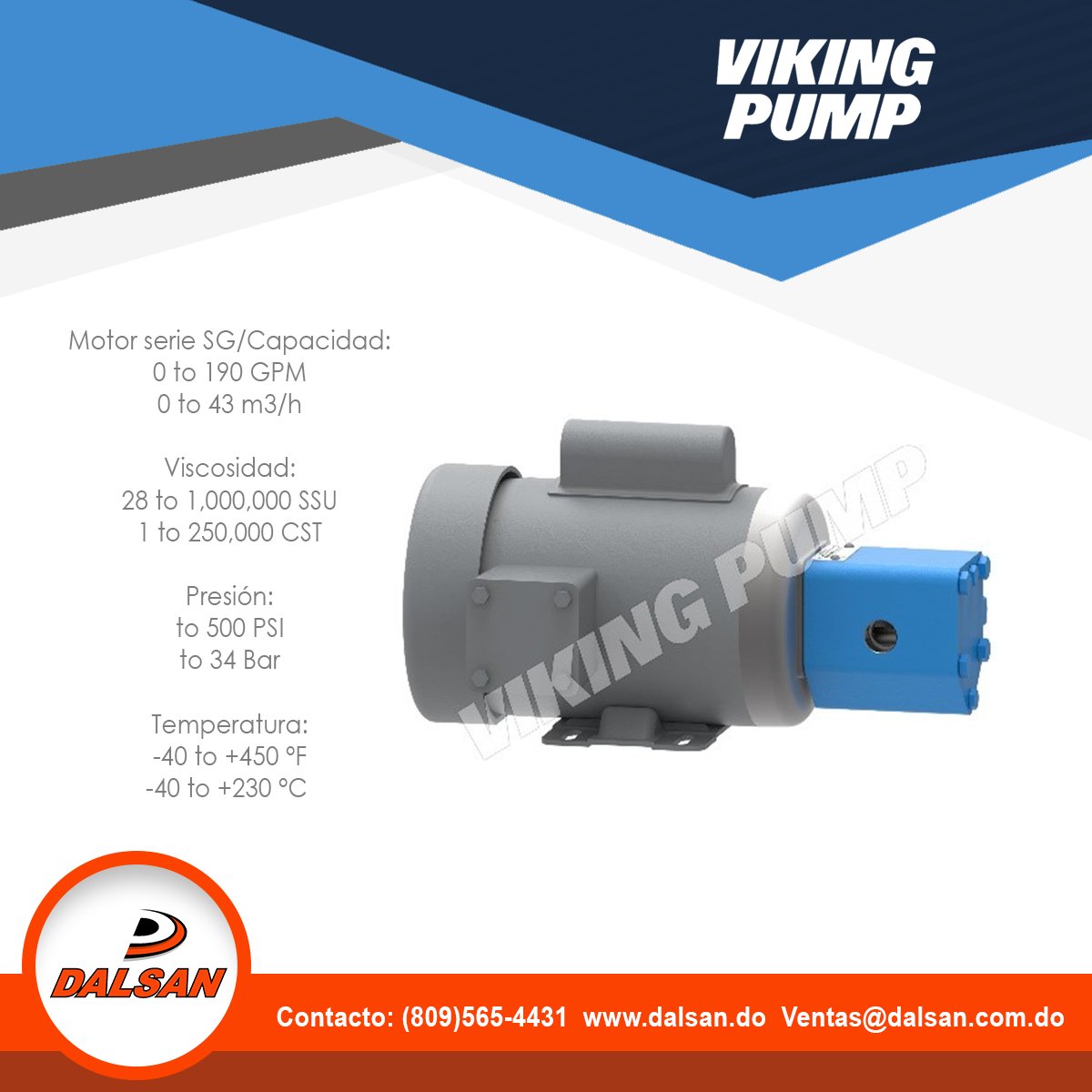 dalsanrd's tweet image. En #DALSAN tenemos disponible la Bomba Serie SG de la marca #VIKINGPUMP Calidad y garantía garantizadas. Llámanos o escríbenos! #BombaSerieSG #DalsanRD