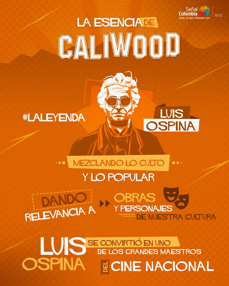 SenalColombia's tweet photo. #VivirEntreLetras ¡'Todo comenzó por el fin' estará HOY en pantalla! 🎥Un documental de #LuisOspina que retrata a #Caliwood, un grupo de cinéfilos que fue fundamental para la historia del cine colombiano. 👉https://t.co/GEZl5X3pMl https://t.co/ICAvEmP6gm