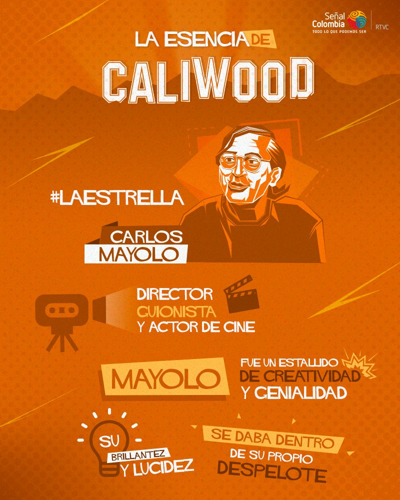 SenalColombia's tweet photo. #VivirEntreLetras ¡'Todo comenzó por el fin' estará HOY en pantalla! 🎥Un documental de #LuisOspina que retrata a #Caliwood, un grupo de cinéfilos que fue fundamental para la historia del cine colombiano. 👉https://t.co/GEZl5X3pMl https://t.co/ICAvEmP6gm