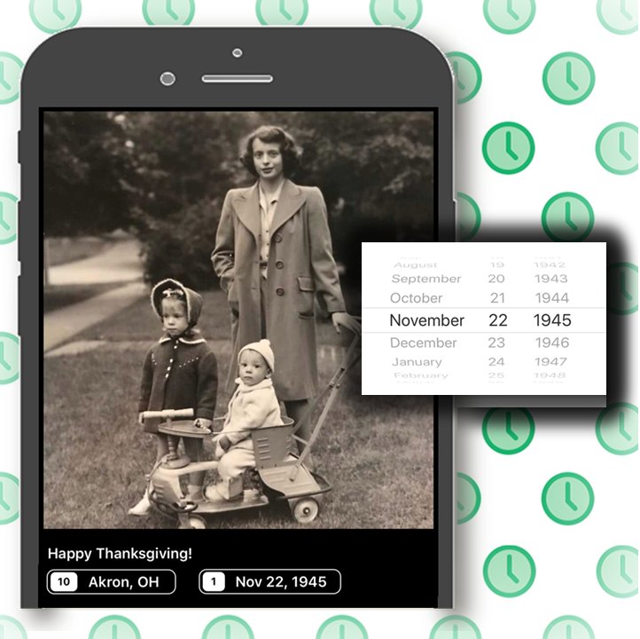 MemoryWeb's tweet photo. Want to defy the laws of time and space?! MemoryWeb let’s your scanned photos travel back in time with easy date editing.   And, when you export the photo from MemoryWeb, the correct date will replace the scanned date inside your file!  #familyhistory #MetaDataMadeEasy #genealogy https://t.co/LJrmKBqoeT
