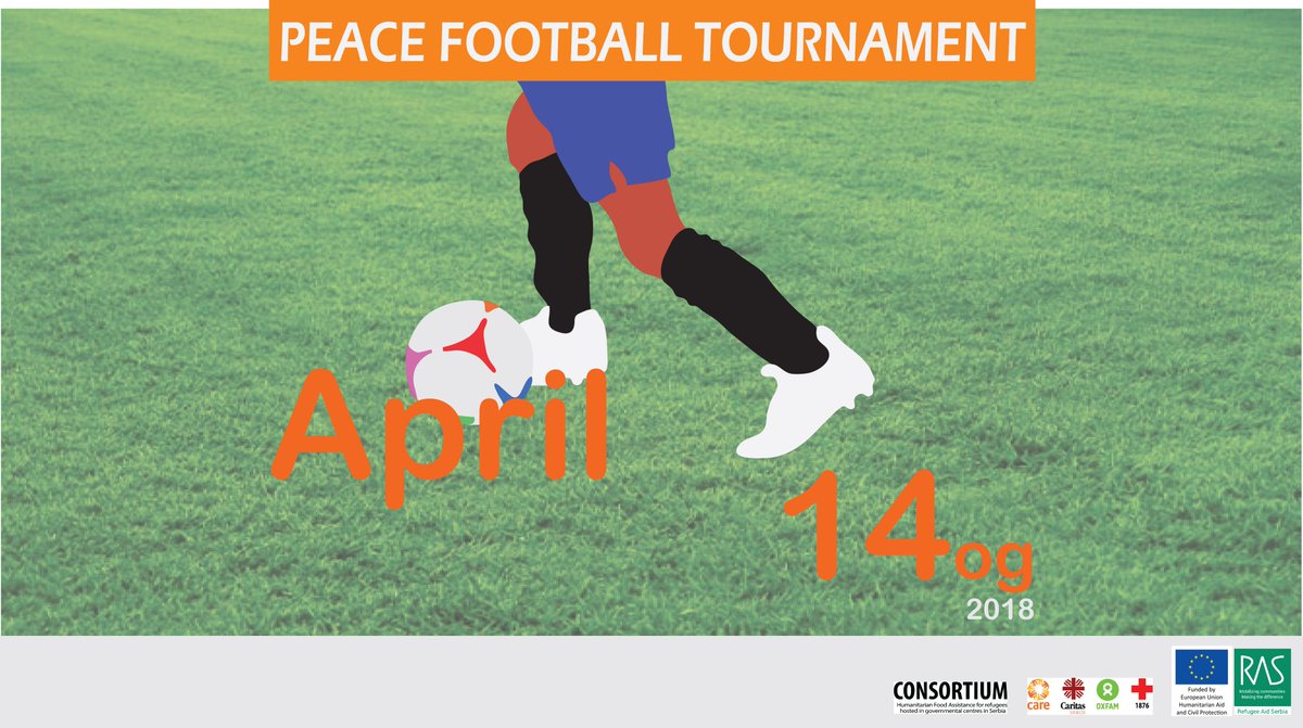 It's #IDSDP2018! Sport is a powerful way to communicate and promote #tolerance, #peace and understanding by bringing people together across boundaries and cultures. We want to be part of it, so join us for our Peace Football Cup! bit.ly/PeaceFootballC…
#refugees #Serbia