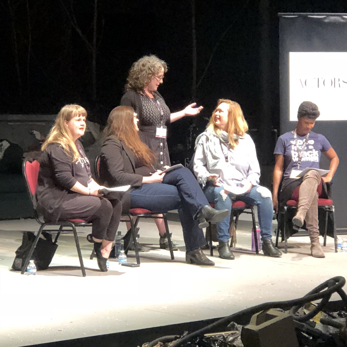 charleswha's tweet photo. Kilroys in Conversation panel — what’s the hashtag? #humanafest ? https://t.co/vEfEf9Ehsq