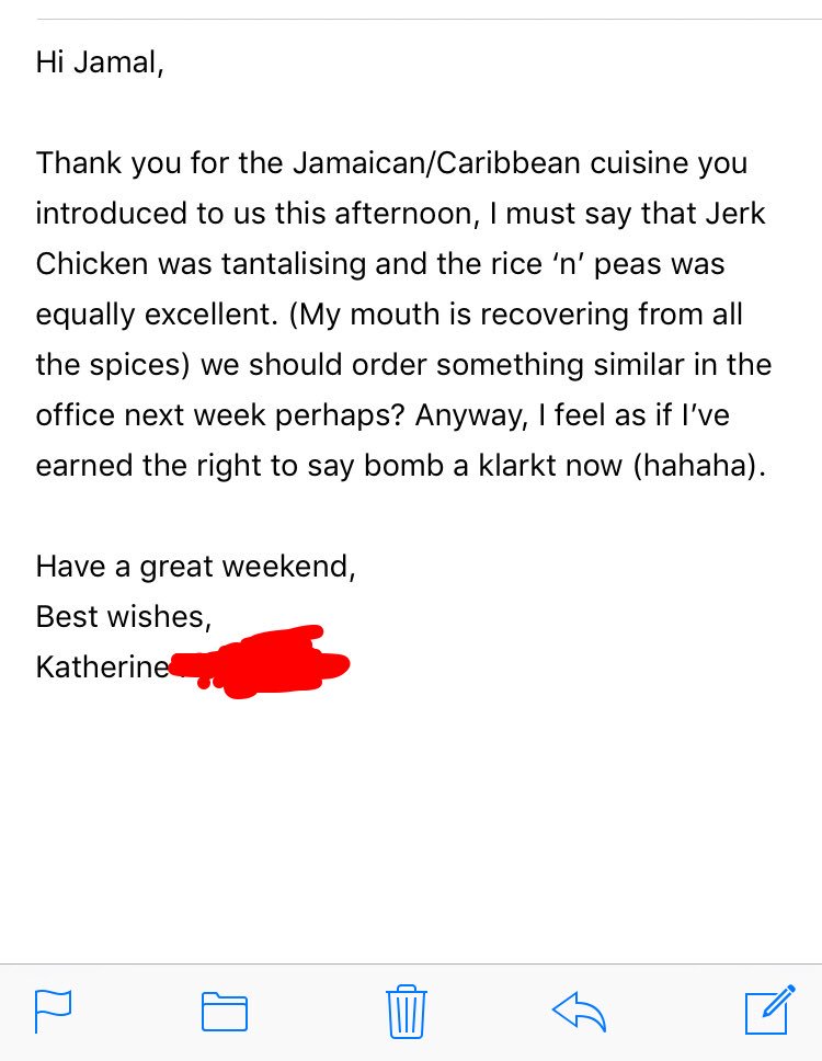 I’m so dead. Come see my white colleague