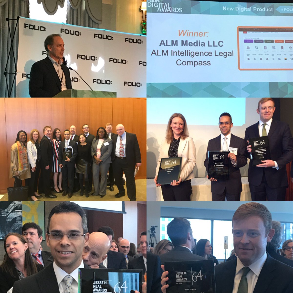 ALMGlobal_'s tweet image. @ALMMedia takes home 8 #awards for Editorial, @ALMIntelligence and #Digital Excellence. See more from our wins at the #Neals @Foliomag and more in our announcement! ow.ly/vy5u30jmjCc