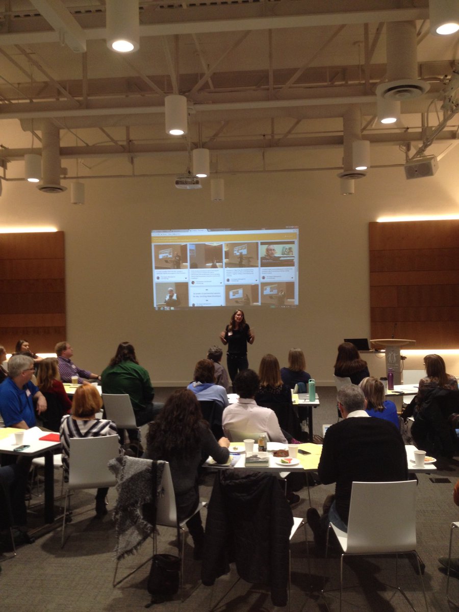 Kristin Mimick talking about the power of vulnerability &amp; love at today's #3campus meeting.