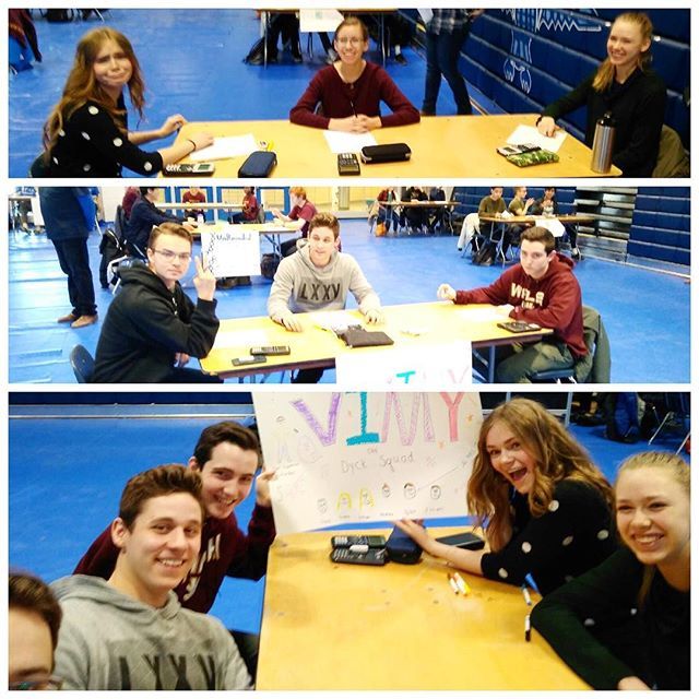 These Vimy #Mathletes and Mr. Dyck are all at Ross Shep competing in the Totem Torus Math Competition today. Go get'em Keanne, Jillian, Emma, Ethan, Jack, Tyler, and Coach Dyck!! #vimymath #becomingmore #vimyproud #epsb #yeg #co @sheptbirds