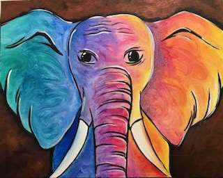 PinotNorthShore's tweet photo. Love elephants? Paint this super cool one on Saturday at 4pm for only $30! Ages 6 and up welcome. #saturdays #elephant #painting #familyfun #art #statenisland #nyc #forestave https://t.co/j94ojgpgMt https://t.co/gSEvwiYOPJ