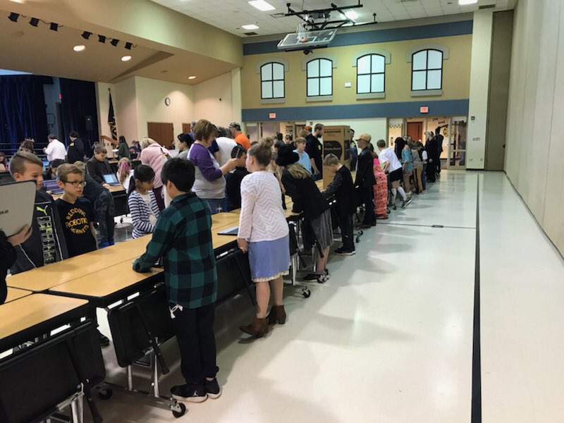 reddingschool's tweet photo. 4th grade students in Mrs. Beavers, Bear, and Wetzel's classes did an excellent job presenting Indiana legendary characters at today's wax museum demonstration. #HatsOff2learning #StingersUp #ReddingRocks https://t.co/E229PSmxYU
