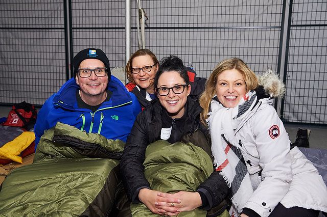 FaskenLaw's tweet photo. Proud of our #FaskenPrideNetwork team for braving the cold & sleeping outside to raise funds for youth homelessness in support of @CovenantHouseTO. Thank you to all who supported our team. The team surpassed their goal by raising over $10,000. #ChampionsSleepOutTO #CovenantHouse https://t.co/8JCAWkvaVQ