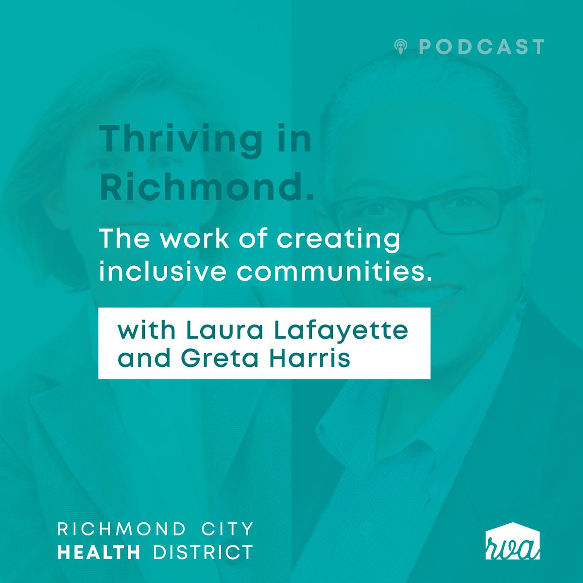 BHC_RVA's tweet photo. Check out this #publichealthweek podcast with BHC President &amp; CEO Greta Harris and CEO of @RARealtors Laura Lafayette: https://t.co/RT6X8vTuF1 https://t.co/oDcpKVZMug