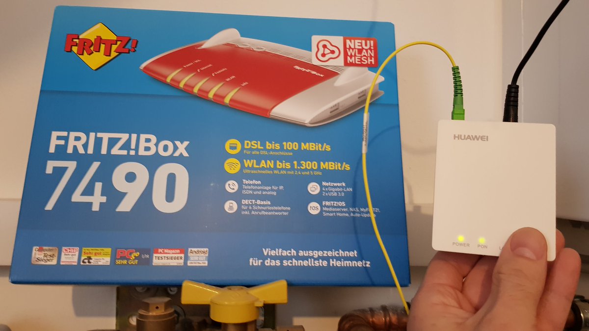 fun_tinker's tweet image. Yes, finally fiber optic Internet 😍!

#glasfaser #fiberoptic #internet #fritzbox #tinkerfun