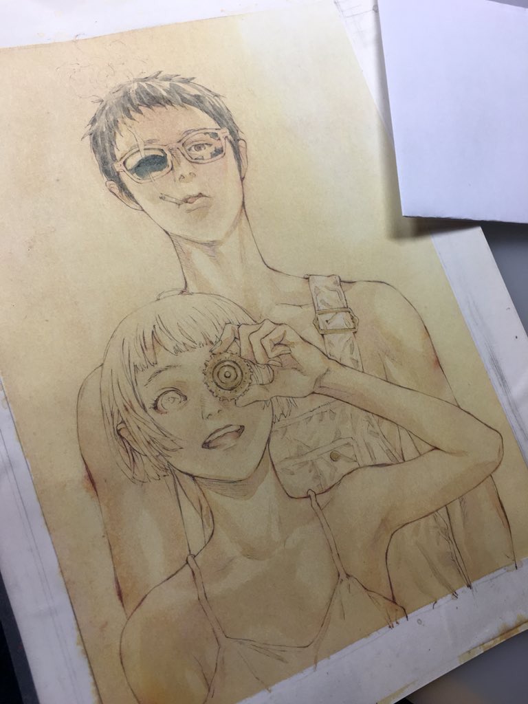 田島昭宇 V Twitter レンジーイラスト塗り途中 完成はカイマンで見てね 田島昭宇 V Twitter レンジーイラスト塗り途中 完成はカイマンで見てね