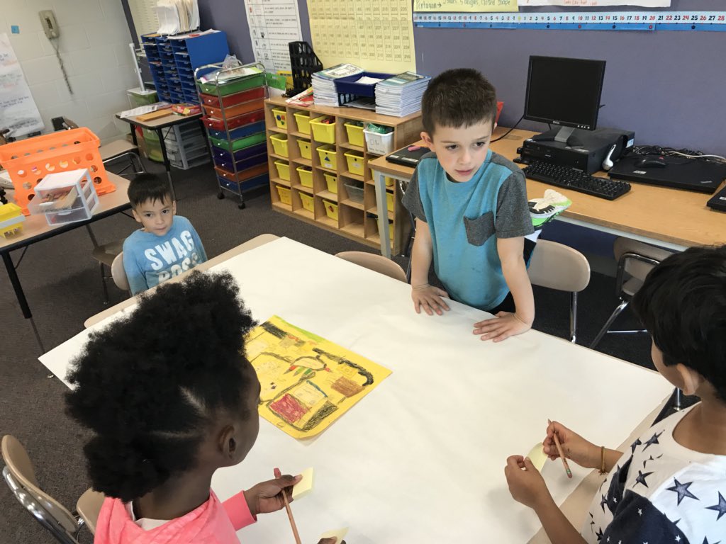kortneyhowerton's tweet photo. @AubreyDiOrio @Caitlin1339 @GridleyDaniel @molnar2ndbces @BcesMaynard @delksdock @bcesmrosborn @MrsMiller_PE @JetsIRT @JetsPrincipal We have been really working on communication and collaboration during several different parts of our day! We have also been practicing thinking interdependently. S’s have changed locations of buildings in their community projects many times to better fit their end common goal! https://t.co/KMqqq3po7Y