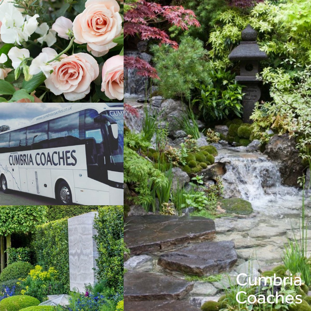 Are you and your group heading to the Chelsea flower show, or any other garden event? From a 19 seater mini-bus to full size coaches, we can help. <a href="/cumbriacoaches1/">Cumbria Coaches</a>
<a href="/LakesandCumbria/">Lakes and Cumbria Today</a>
📞 (01228) 404300
🖱️ enquiries@cumbriacoaches.co.uk
🌍 cumbriacoaches.co.uk