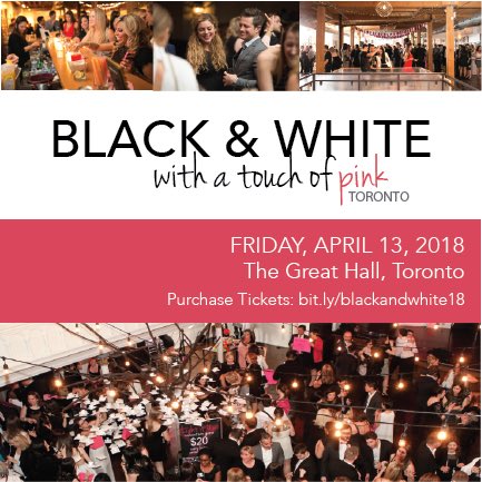 michelledubeCTV's tweet photo. What are you doing next Friday?! I'm hosting @PinkPearlFdn’s annual ‘Black &amp; White with #TouchofPink’ fundraising event April 13 @GreatHallTO! Let's support young women facing #cancer together. To purchase tickets, visit: https://t.co/o3X67FiwDJ https://t.co/robc7oim9O
