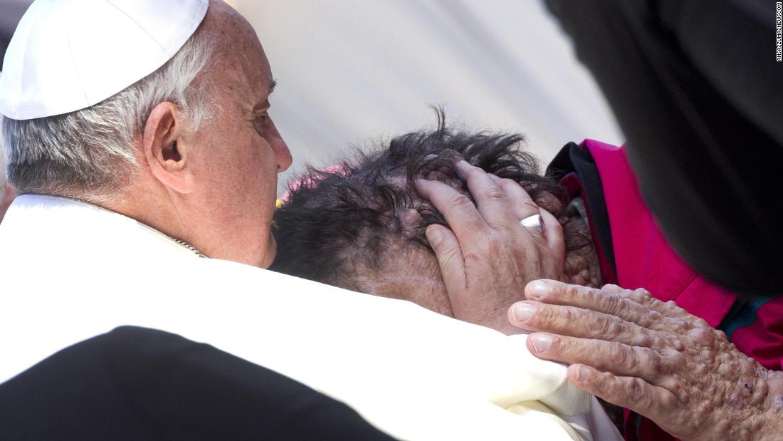 CNN's tweet photo. Seeing the Pope help strangers made me tear up. Later I learned why. | @BurkeCNN writes via @CNNbelief https://t.co/K1oslj4CpP https://t.co/Tjy9qGTzWU