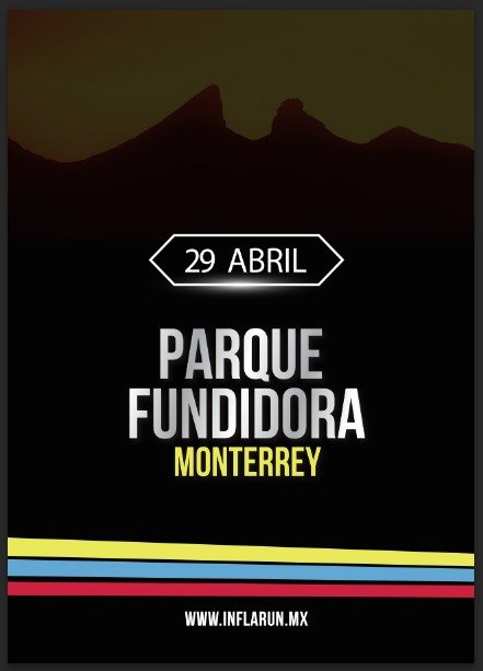 IINFLARUNMX's tweet photo. ¡¡¡¡InflaRunners!!!! Ya sólo faltan 3 semanas para nuestra Carrera en Monterrey Inscríbete en https://t.co/rd5w41BA30
#SoyInflaRunner
#InflaRunMty
#InflaRun2018 https://t.co/uFxUvHHjfC