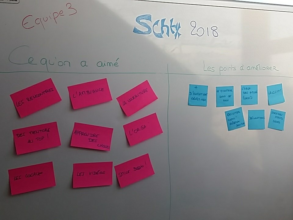 SWCHTX2019's tweet photo. Le @SWChtx2018 en mode #Startup ! Nous aussi on récupère les #feedback 😃 Alors, c'était comment? https://t.co/KZrlB0jFnU