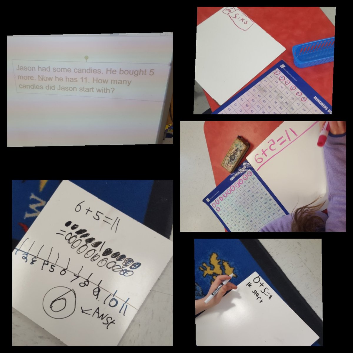 mrs_kerwin's tweet photo. How can we solve a problem when we have an unknown start? #sccdsb @SacredHeartPLCS https://t.co/2gvuV95htB