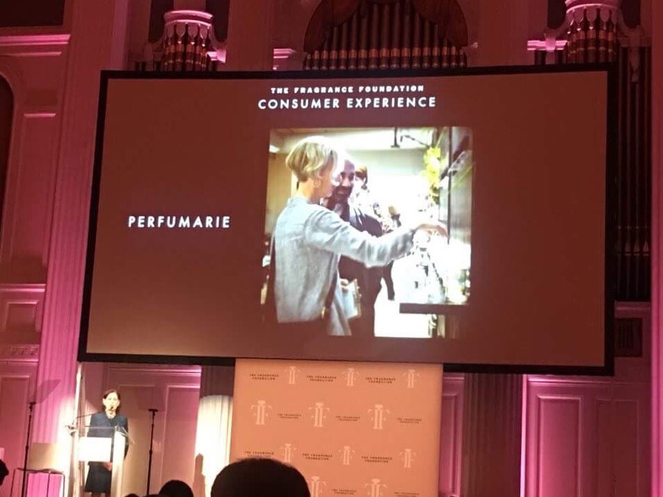 DearPerfuMARIE's tweet photo. Along with RPG, @Gucci, @YSL and @Cartier, thanks @FragranceFDTN for recognizing us as a winner in consumer experience ✨😊🙏🏻#ingoodcompany @godolcevita #coolhatcher #doyousmell #fifi https://t.co/y5hRB81nf1