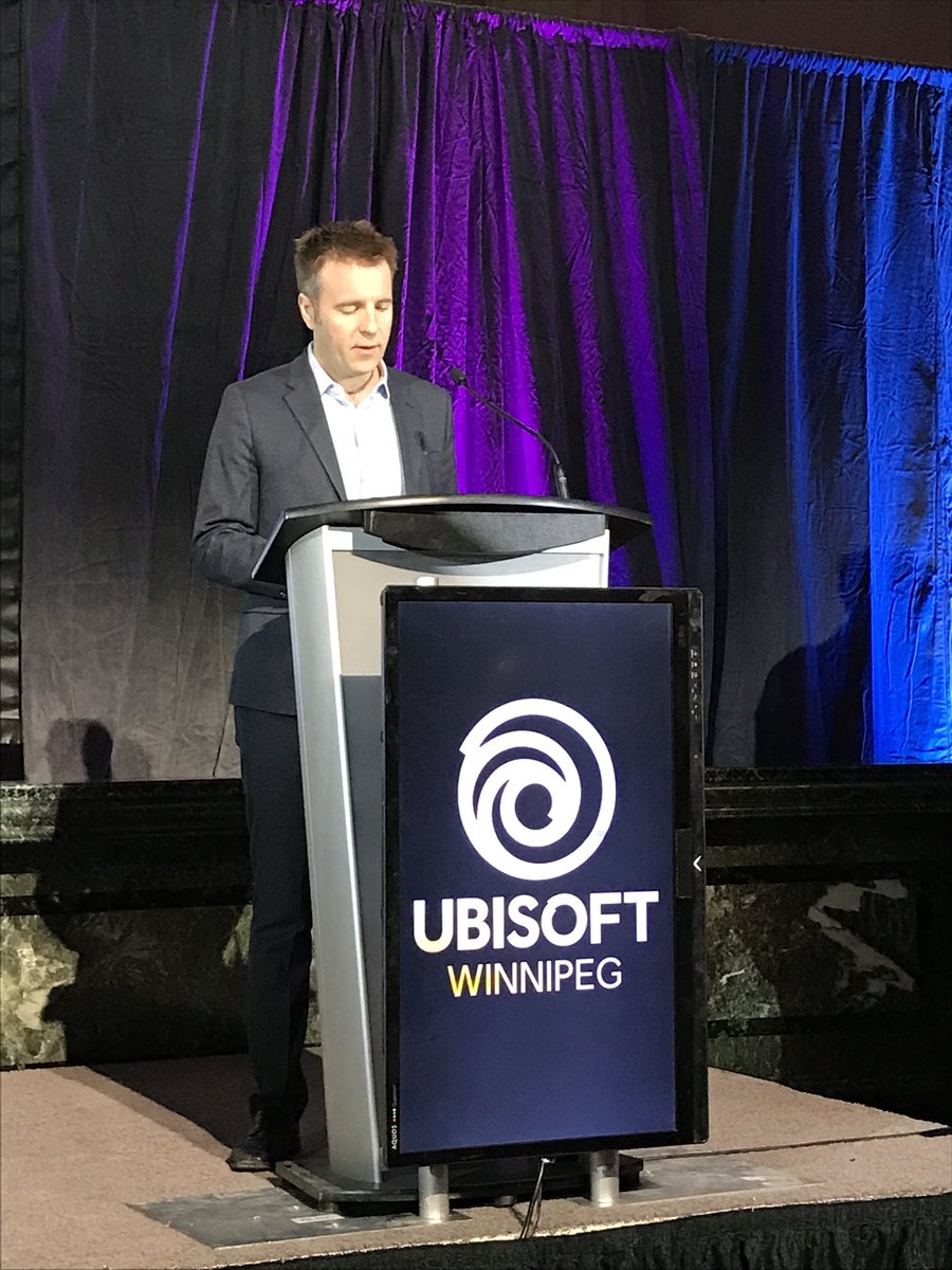 raykarasevich's tweet photo. Congratulations @Ubisoft @YesWinnipeg @MBGov on an incredible announcement! @MITTedu looks forward to helping make this expansion a resounding success! https://t.co/4vXeWbOJIA