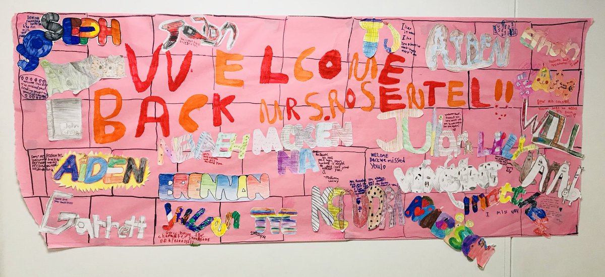 Ms_NThompson's tweet photo. We used our strengths of #creativity and #appreciationofbeauty to show how much we miss a @ReynoldsBville VIP! 💕🎨@PosProject @BCSDBEES #OtherPeopleMatter https://t.co/sejaRzX7u7
