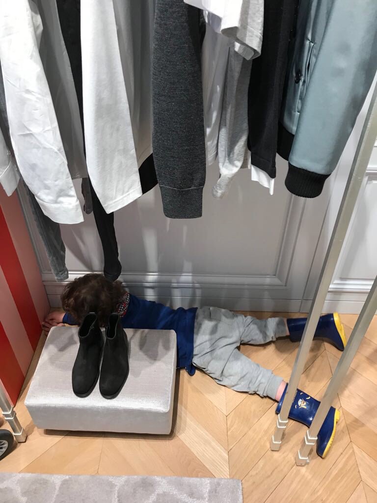 Shopping with #BabyJ 🛍😂
#MommysLife #lol