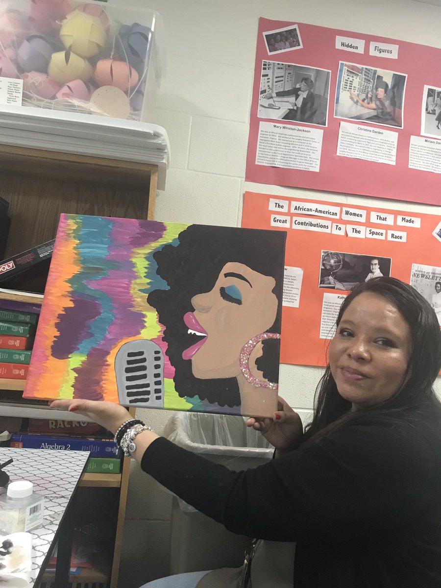socjust_fighter's tweet photo. Ooh...look at what Ms T has up next for the art class at Day School! So fancy! @HMC1MeYouUs #artclassfun  #hmc1MeYouUs #sneakpeek https://t.co/GixqMNmJvA