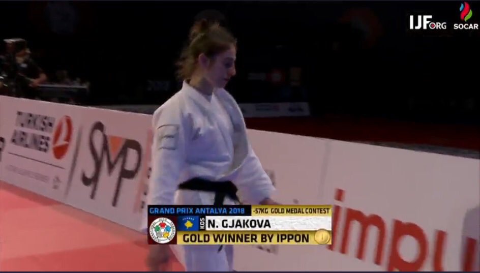 imageofkosovo's tweet photo. GOLD WINNER BY IPON #JudoAntalya2018 #imageofkosovo https://t.co/q6srHH7P0y