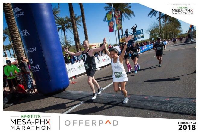 RedshirtRunning's tweet photo. Check out this couple that got married.. in a marathon!!

https://t.co/EpOsGJ8MDP https://t.co/83GjMSaEqL