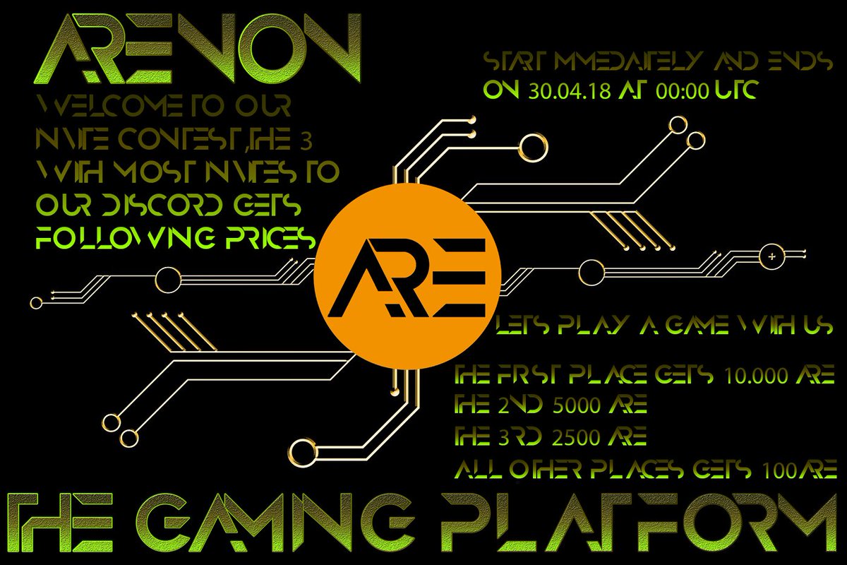 bitcoin_pool's tweet photo. Lets Play a Game 
The 3 with the most INVITES to our #Discord channel get following prices ! 
The 1st Place gets 10.000 ARE 
The 2nd Place gets  5.000 ARE
The 3rd Place gets  2.500 ARE
https://t.co/ae55POMc1D
all Others gets 100 ARE
#bitcoin #gaming #Litecoin  #Masternodes #games https://t.co/O75c2Ky186