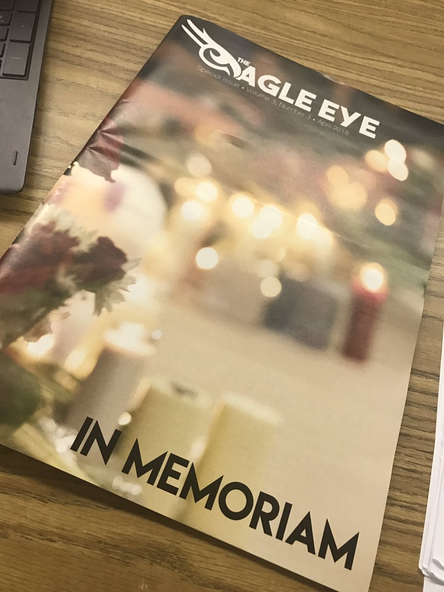 xo_karmin_ox's tweet photo. Shoutout to @EagleEyeMSD for this beautiful issue. No politics involved. Just us coming together and remembering the ones we lost on Valentine's Day. https://t.co/Bnq3t85mIt